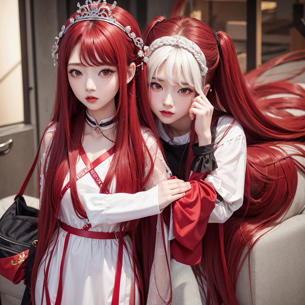 Donghua queen Medusa red cute