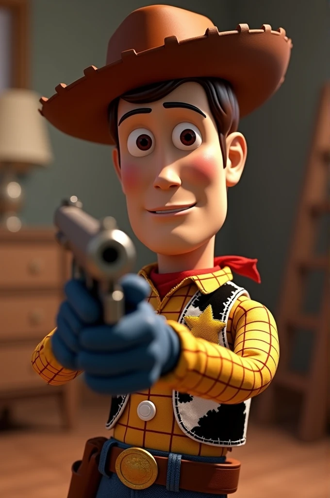 Toy story woody have gun