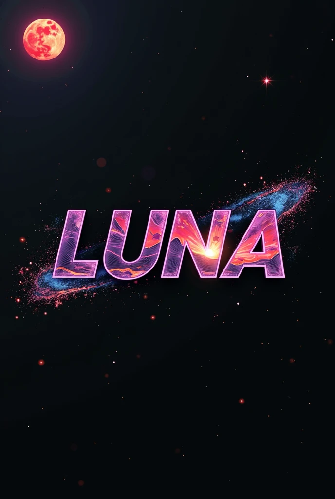 High resolution, logo spelling swiftly “Luna” cool, Jdm theme, anime theme, Cyberpunk vibe name spelling, brand logo, logo for tshirt, brand logo “LUNA”, neon vibes, acid trip vibes, acid trip, shooting stars, acid trip inside “LUNA”, acid trip, hallucinations inside “LUNA”, Waves of hallucinations, splash, waves of futuristic hallucinations, futuristic wave, stars in the background, red strange moon, waves of despair, black, 