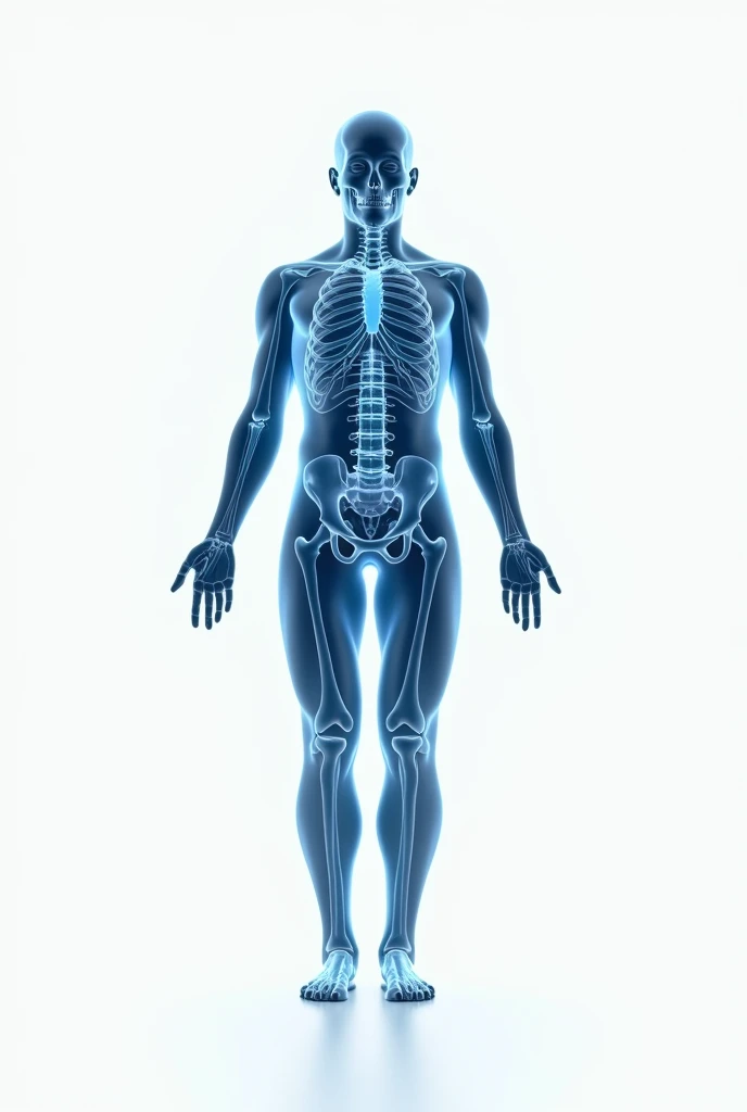 A logo for an MRI company with details of the human body