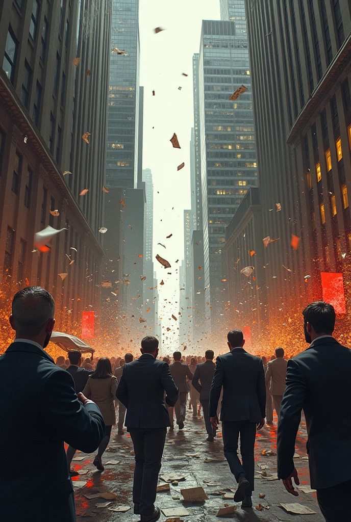 Stock market crash、Wall Street、Havoc