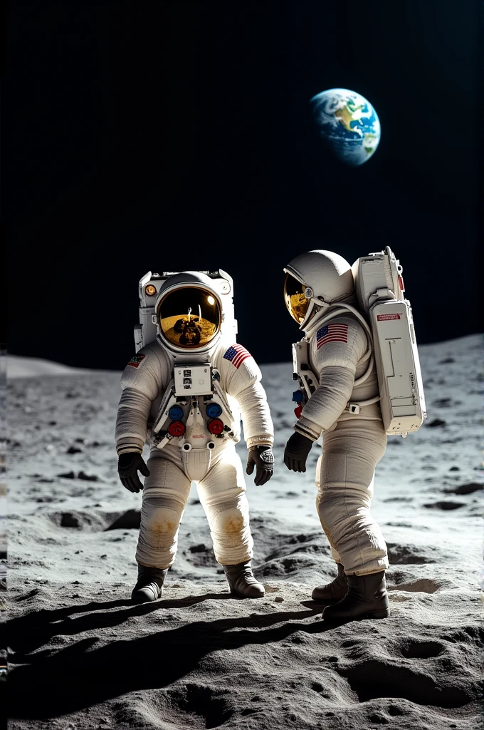 The moon landing