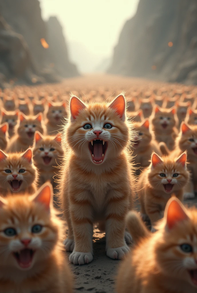300 Kitten Warriors、spectacle、Overwhelming power、Out of lineup
