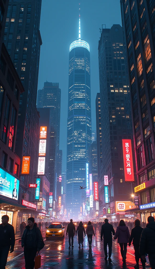 Night town USA