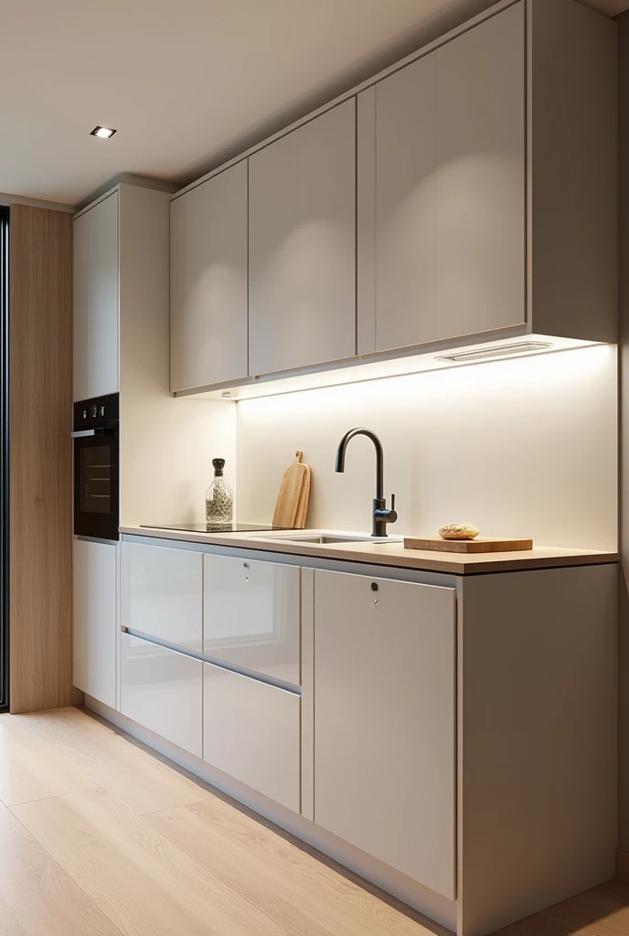 Creating a minimalist kitchen for a student residence