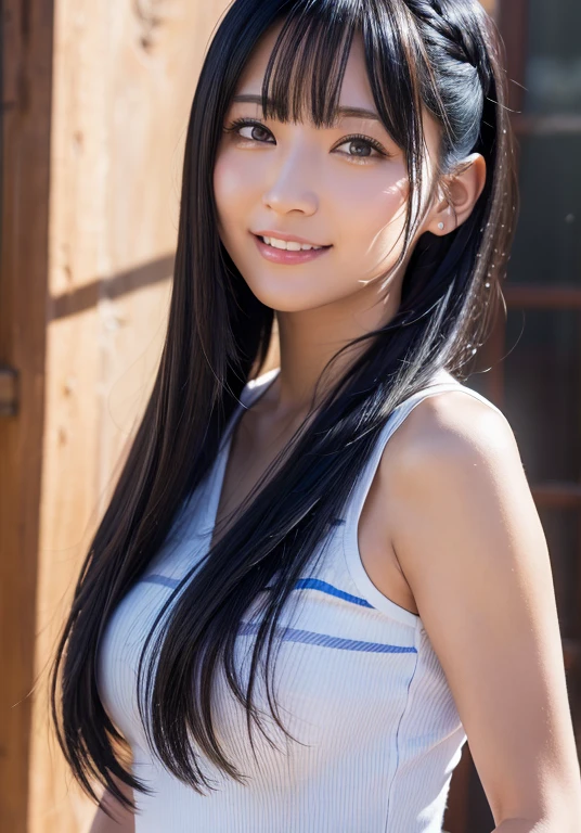 25Japan Age、Black Hair、Round eyes、False eyelashes、Light wavy hair, correct、Striped Hair、Brown Hair、Blue Hair、Dark blue hair、Gradient Hair、Asymmetrical hair、Hair behind the ear、Crossed bangs、Long Hair、とてもLong Hair、Hair up on one side、とんでもなくLong Hair、Valletta、Sunglasses under the eyes、、Ring Eye、Round eyes、Compensate、Wicked Smile、A light smile、Surrealism、Cast a Shadow、Anaglyph、Stereogram、Portraiture、Subjective、Atmospheric perspective、Film Grain、Backlight、Exposure、Lens flare、8k、Very detailed、最high quality、超High resolution、超High resolution、Very detailed、Very realistic, masterpiece、correct、Textured skin、high quality、最high quality、Awards、High resolution、16K, Hair Folder、A light smile、Redness in the ears、correct、odor、Surrealism、Cast a Shadow、Subjective、Shine、360° View、Very detailed、最high quality、超High resolution、解剖学的にcorrect、masterpiece、Textured skin、High resolution、最high quality、Attention to detail、Long eyelashes、A slight blush、Compensate, ((The whole body is visible))