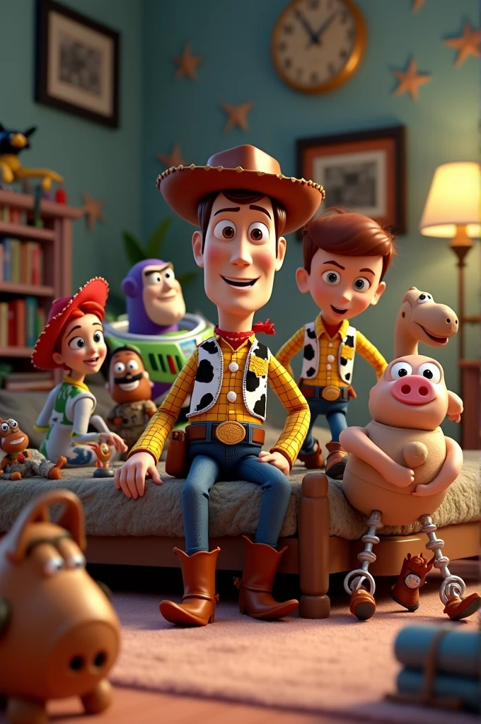 Toy story all characters in Andy room