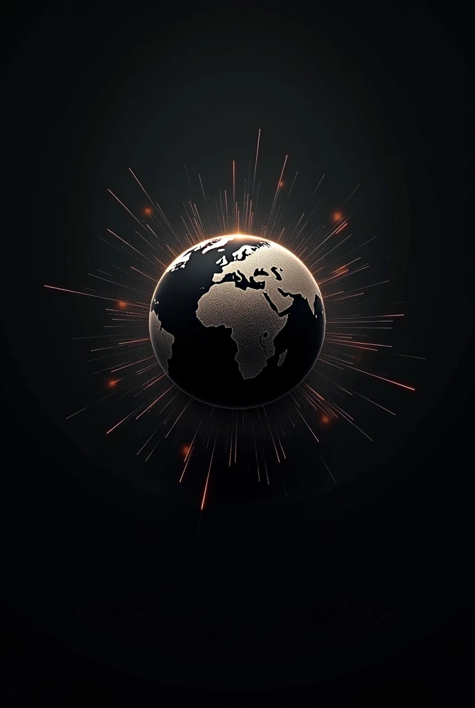 I want a black themed welcome screen with a earth like structure and british flag map themed for a car rental mobile map