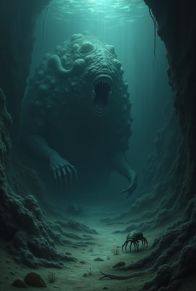 Tell me the most turbid thing on the bottom of the sea