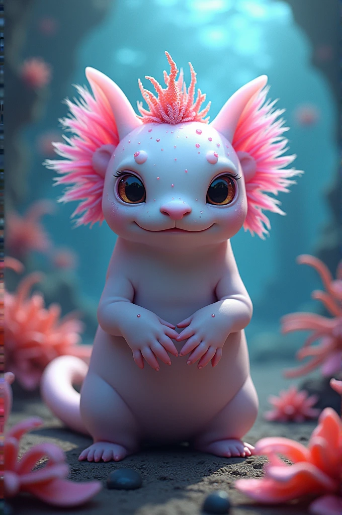 Kinitopet the axolotl