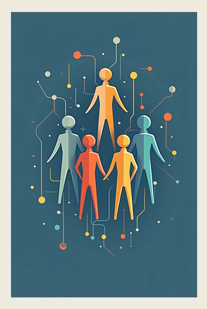 A logo for a group which deals with a group of people using internet 