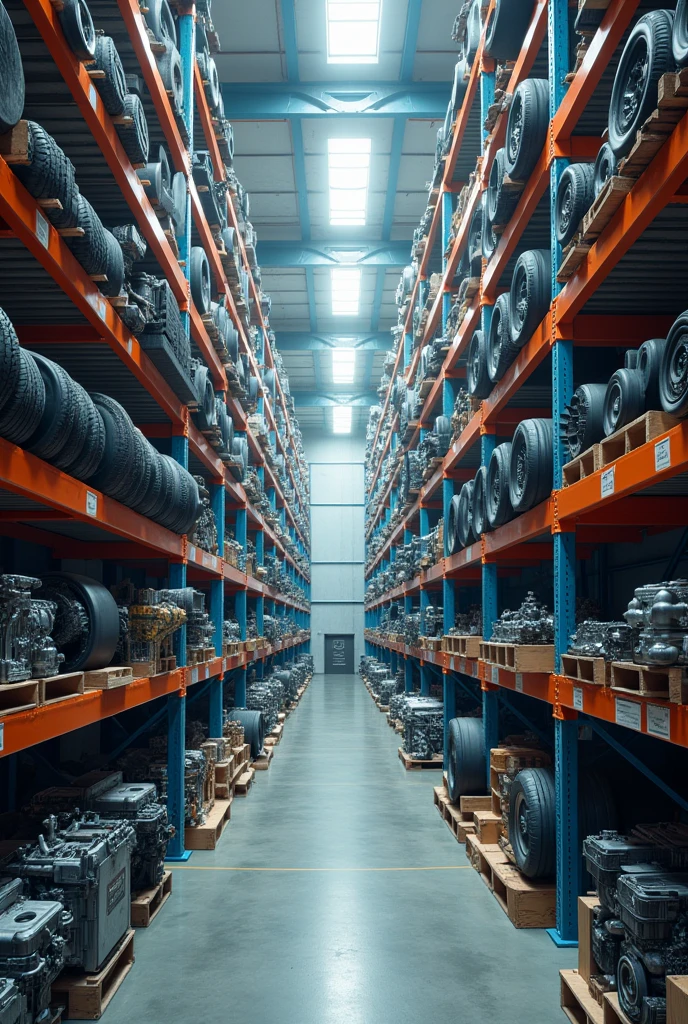 Warehouse inside vehicle products