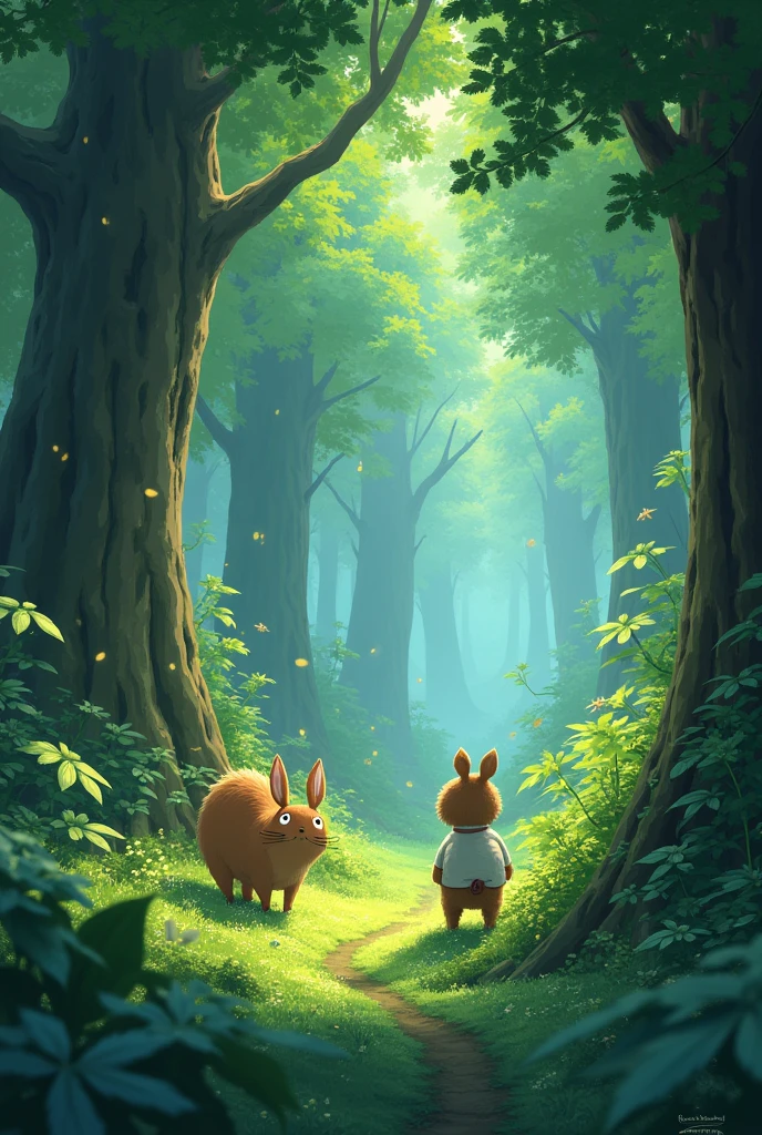 Ariety Studios Ghibli folhagem.