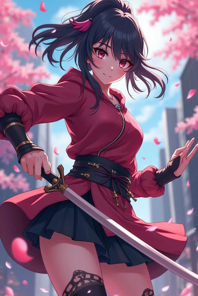 Mobile legend hero Hanabi is made with anime texture