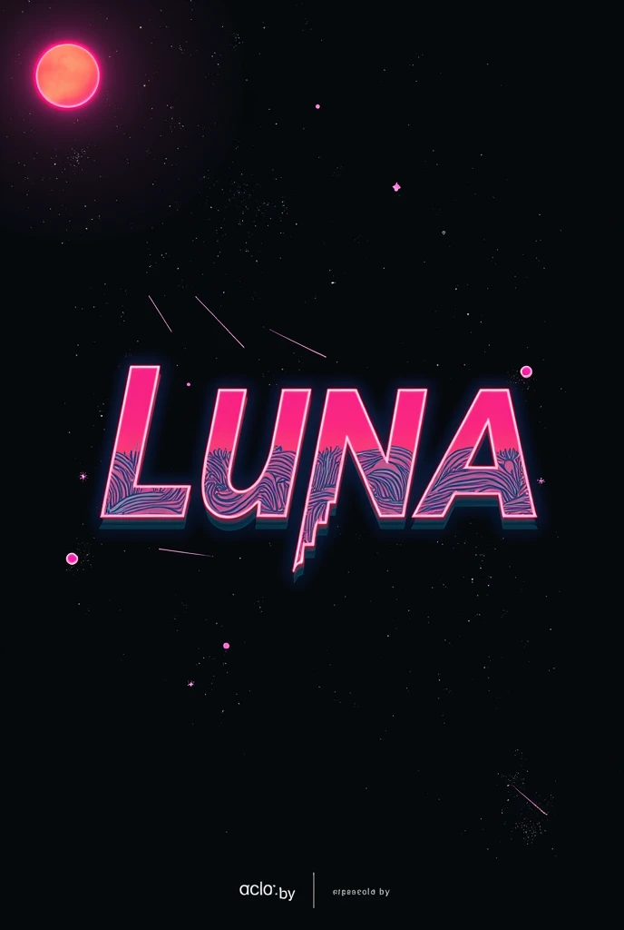 High resolution, logo spelling swiftly “Luna” cool, Jdm theme, anime theme, Cyberpunk vibe name spelling, brand logo, logo for tshirt, brand logo “LUNA”, neon vibes, acid trip vibes, acid trip, shooting stars, acid trip inside “LUNA”, acid trip, hallucinations inside “LUNA”, Waves of hallucinations, splash, stars, waves of acid trip hallucinations, waves of solitude, waves of despair,