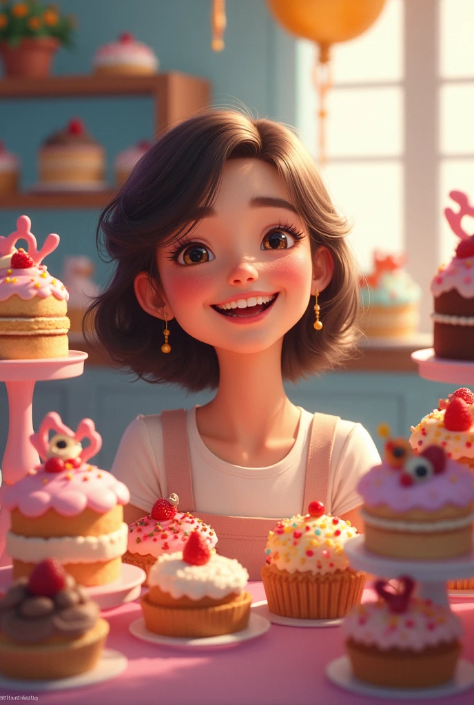 I smile, I call cake