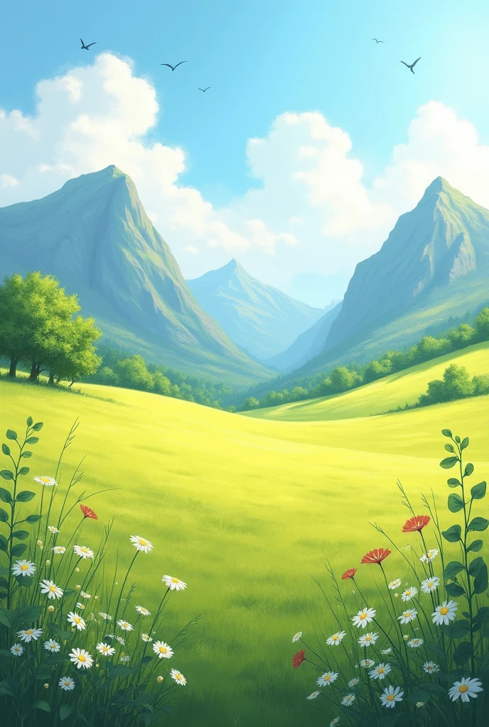 A painting about scenery 