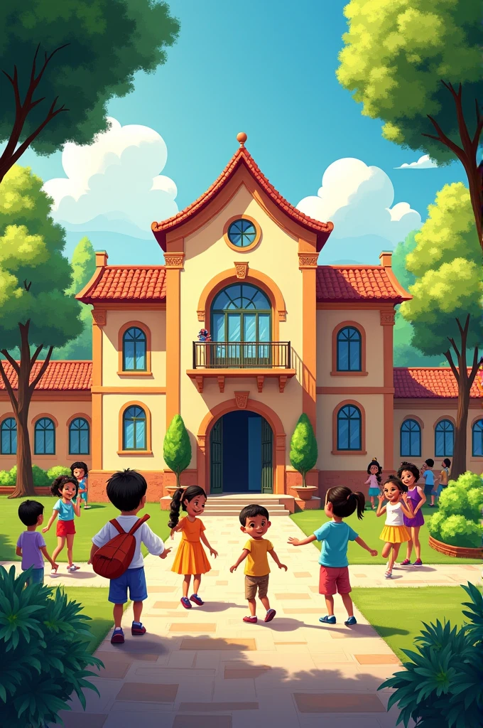 /imagine prompt: color photo of a peaceful school and community
—c 10 —ar 2:3