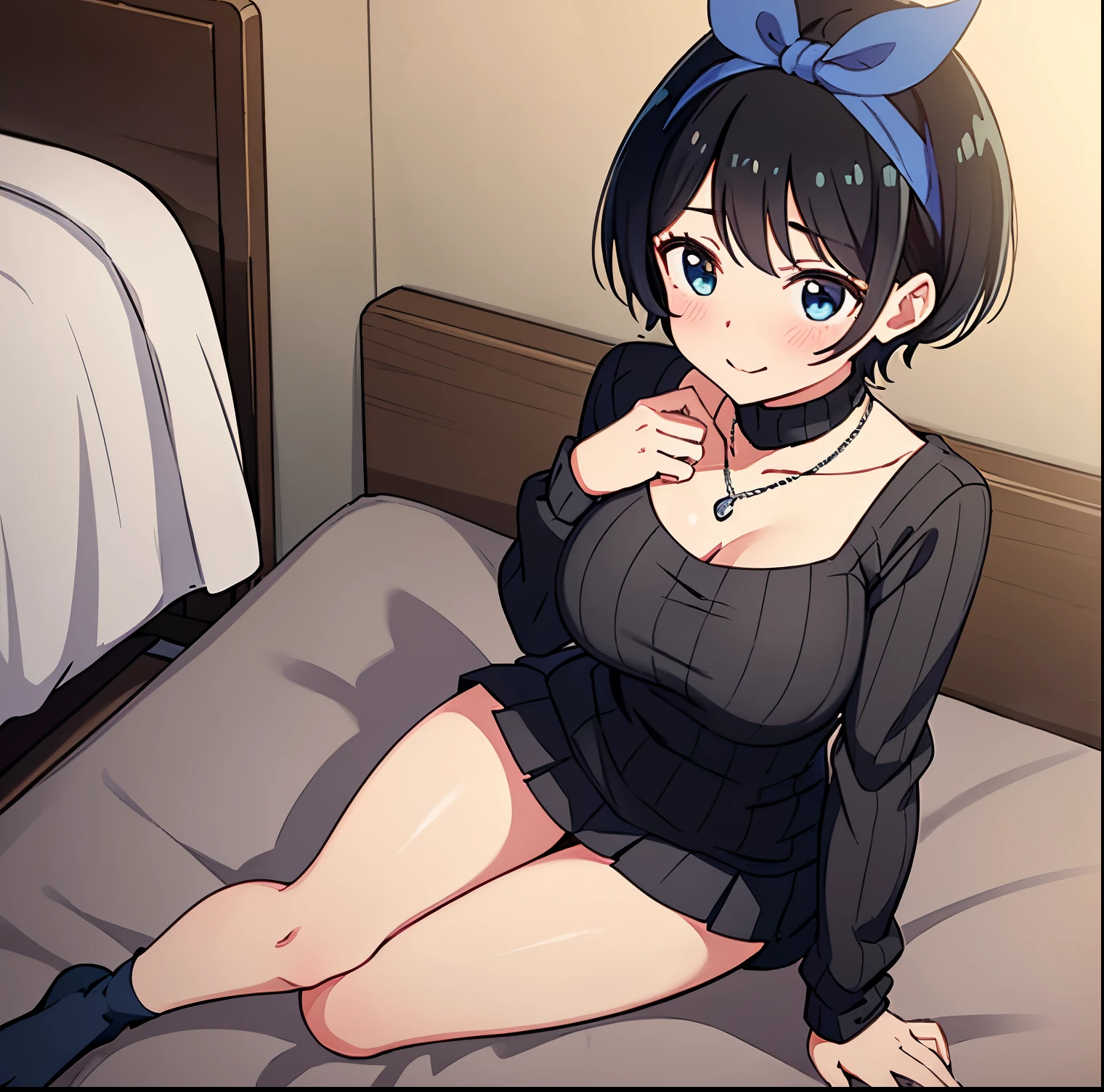 Girl with black hair showing her panties to the camera , looking at the camera, corada, calcinha branca transparente dando pra ver sua vagina, buceta, private part, deitada encima de uma cama, opening your legs towards the camera, usando uma regata e uma saia