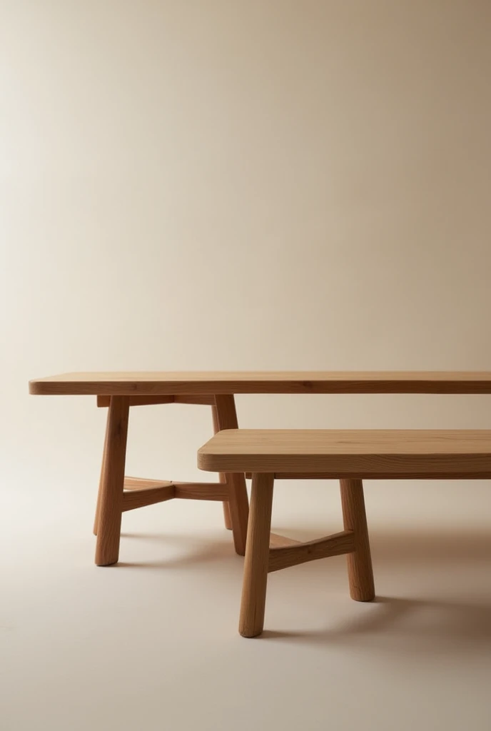 Solid wood long in