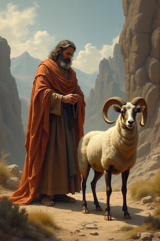  Abraham sacrifice a ram

