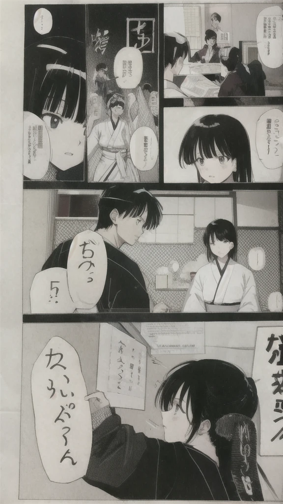 Black and White、 Comics on Chrome、Japanese Manga、