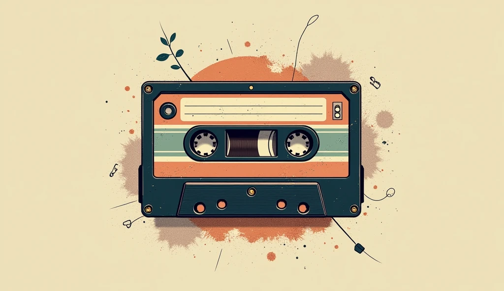 EMPT$TAPE Record logo with a lo fi hip hop, R&B, and indie pop vibe tape

