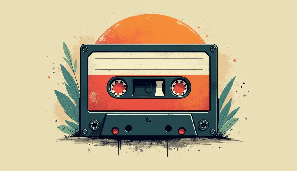 EMPT$TAPE Record logo with a lo fi hip hop, R&B, and indie pop vibe tape