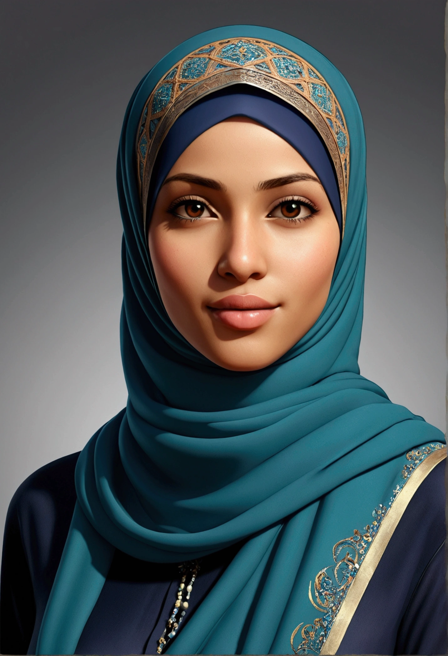 a women avatar with hijab