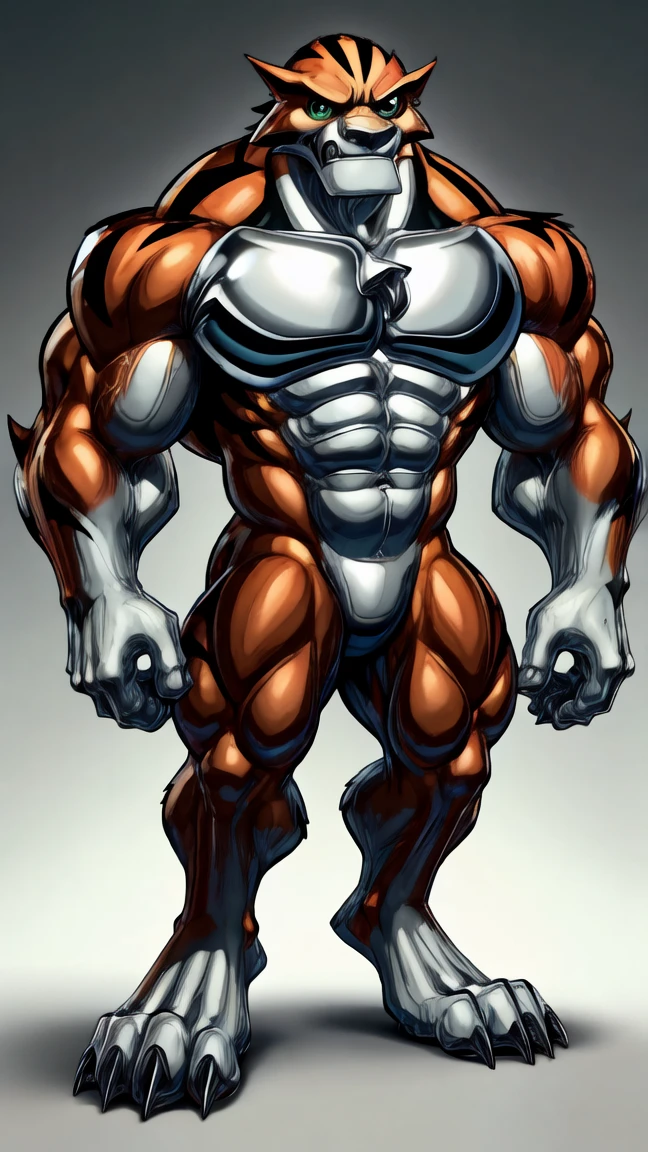 score_9, score_8_up, score_7_up, score_6_up, score_5_up, score_4_up,best quality,1boy,solo,muscular male,hi res,8k hd,looking at viewer,arms_raised,(by cartoon-network,2d artwork:1.5),masterpiece,best quality,(rath_(ben_10),orange skins):0.9,solo,hi res,8k hd,((nudiest:1.7)),green eyes,((ral-chrome,ral-chrome body,)),full body shot,((show legs&feet)),white background,(((rugged body,wide_chest,wide_abs,wide_legs,wide_feet,big muscular,better eyes,better pupils))),standing,confident muscle-man posing