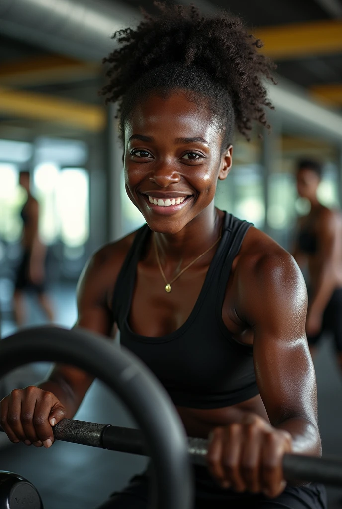 frican girl the Gym motivation