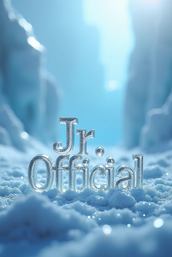 Profile photo that says JR Official with ice background