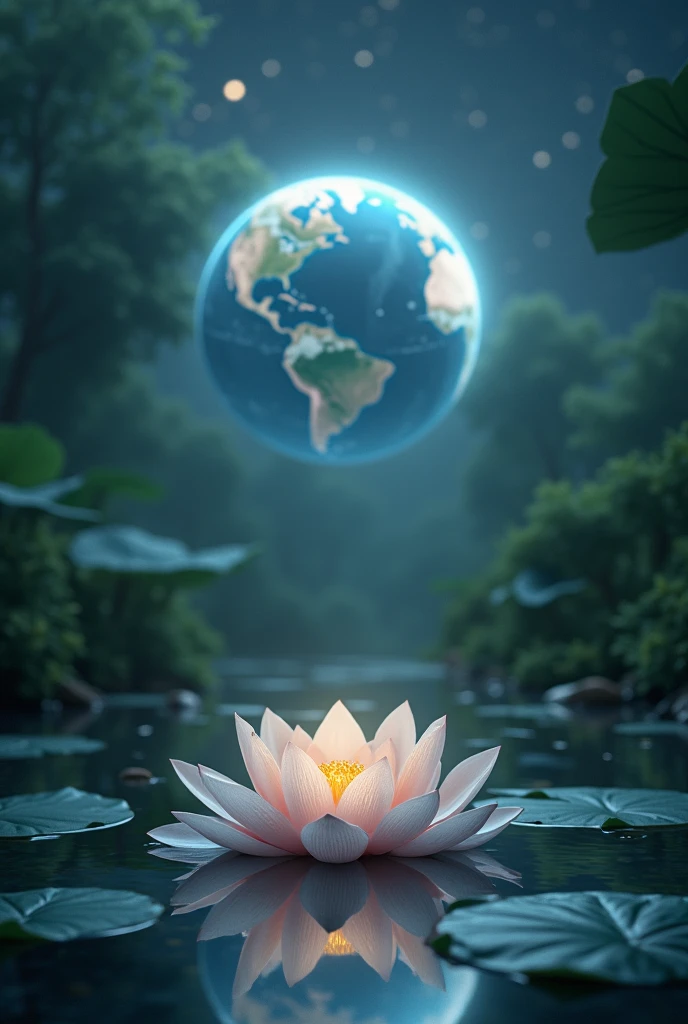 Lotus and Earth Rotation