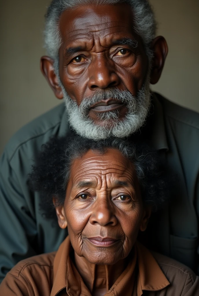 Old black man on top and old black woman on the bottom