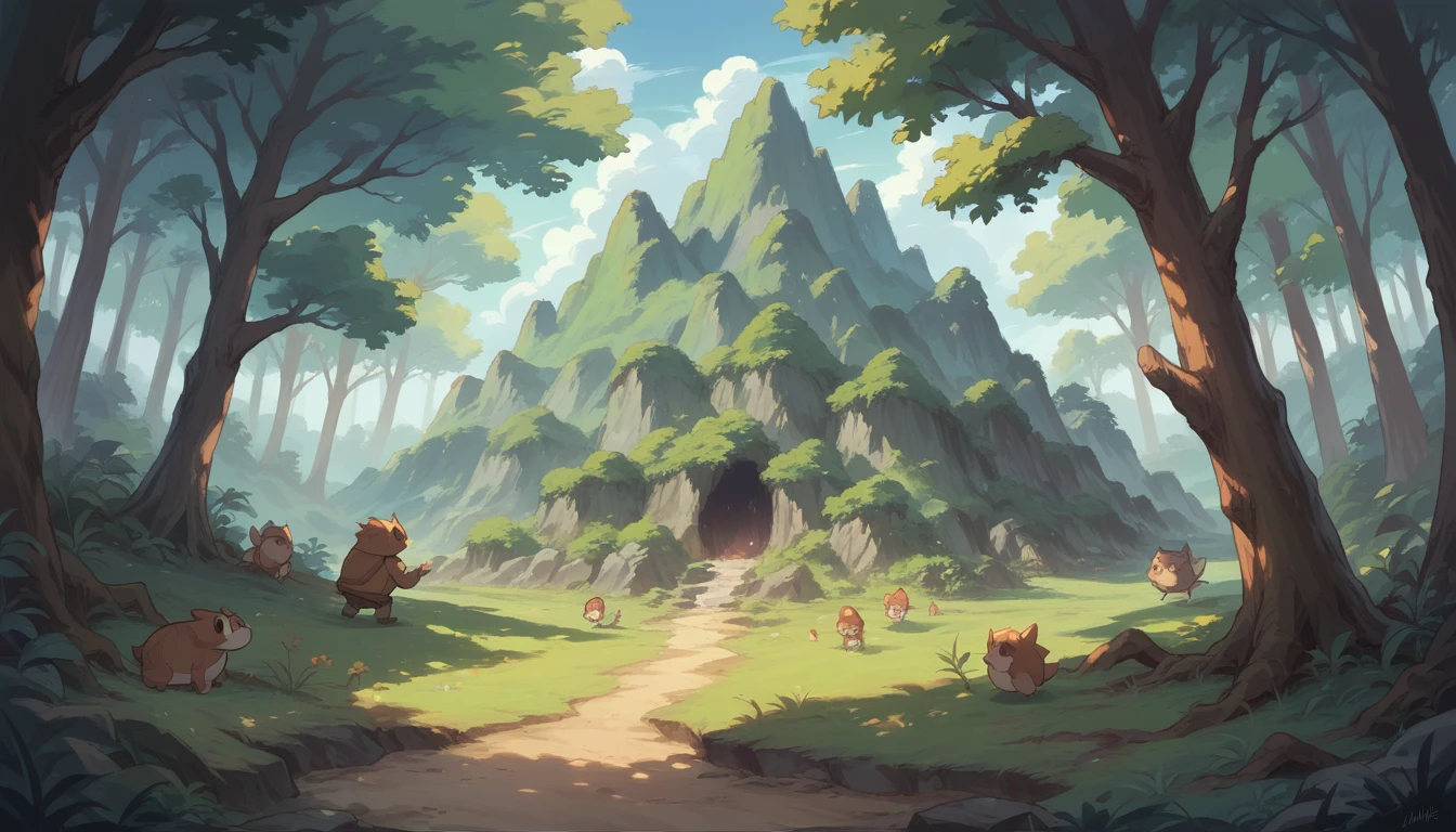 「My Neighbor Totoro」Harmony with the forest,Healing scenery
