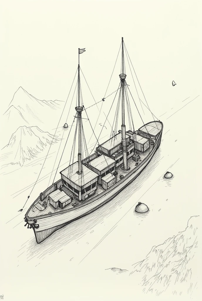 Drawing by Poliza For Travels: Only one shipment or transport is covered, although it can extend to ships, aircraft and wagons.
