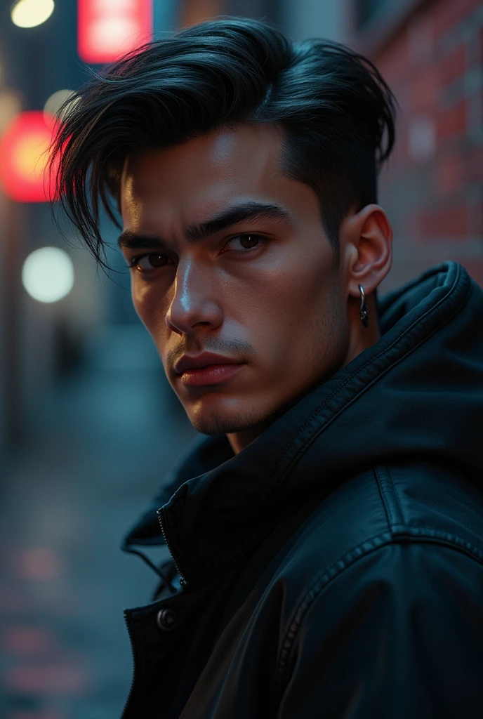 Boy with cool face and attitude age of 22