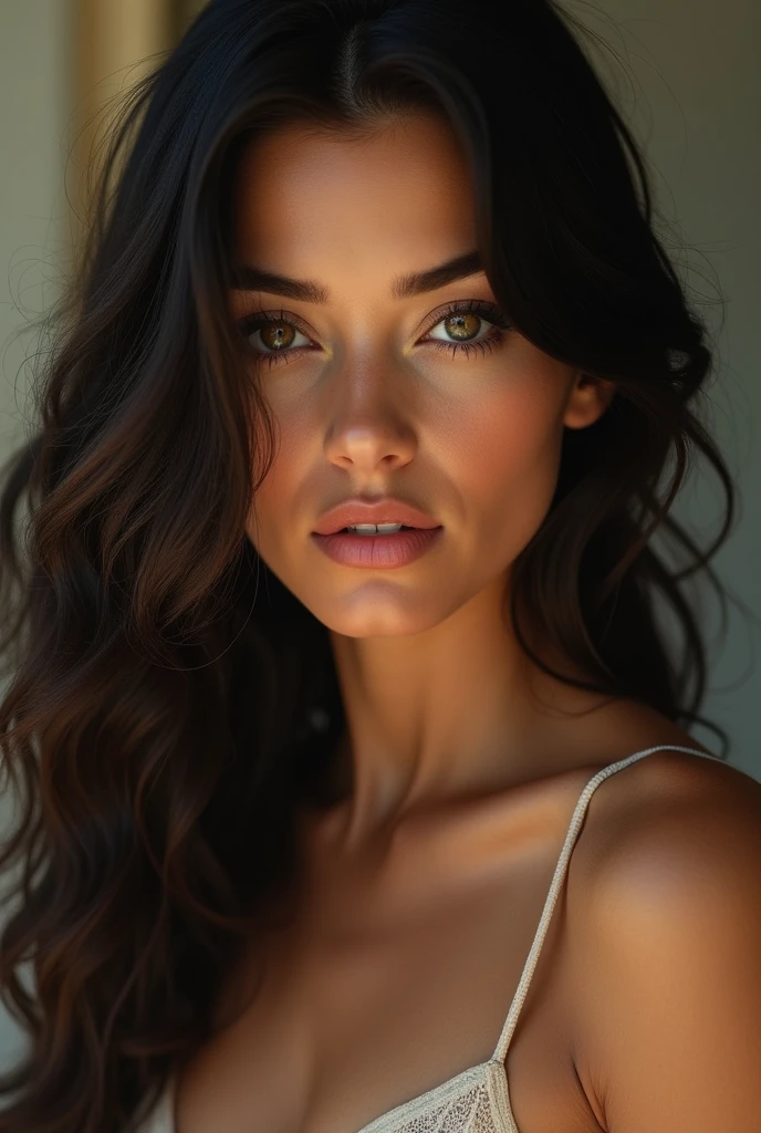 young italian brunette woman 