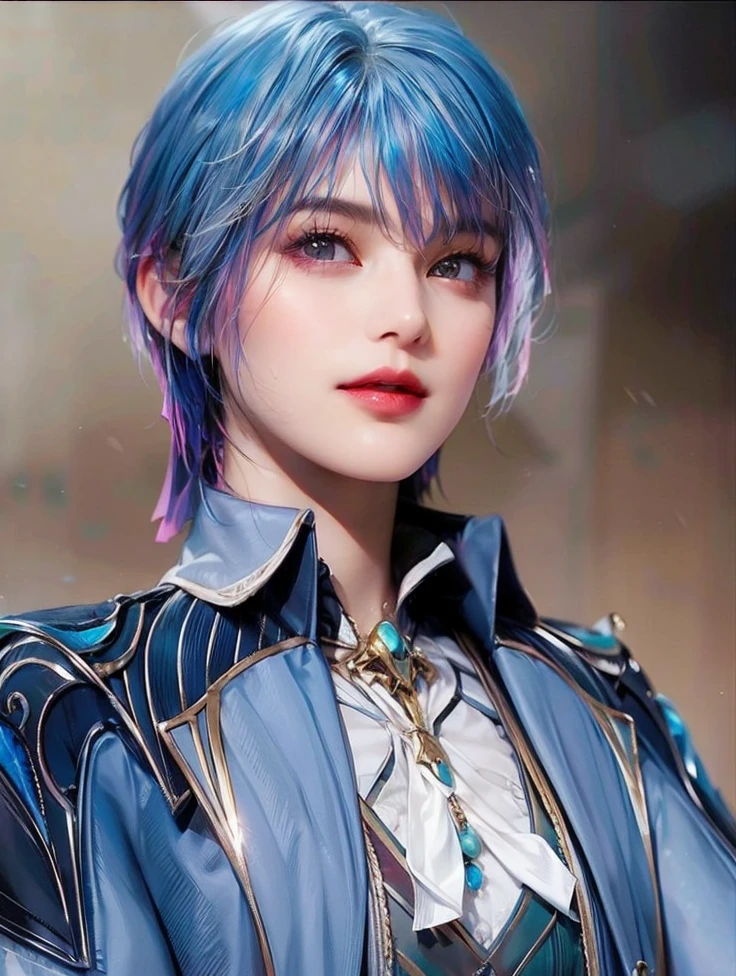 143
(20 year old woman), (surreal), (High level image quality), ((beautiful hairstyle 46)), ((short hair:1.46)), (breasted:1.1), (lipsticks)