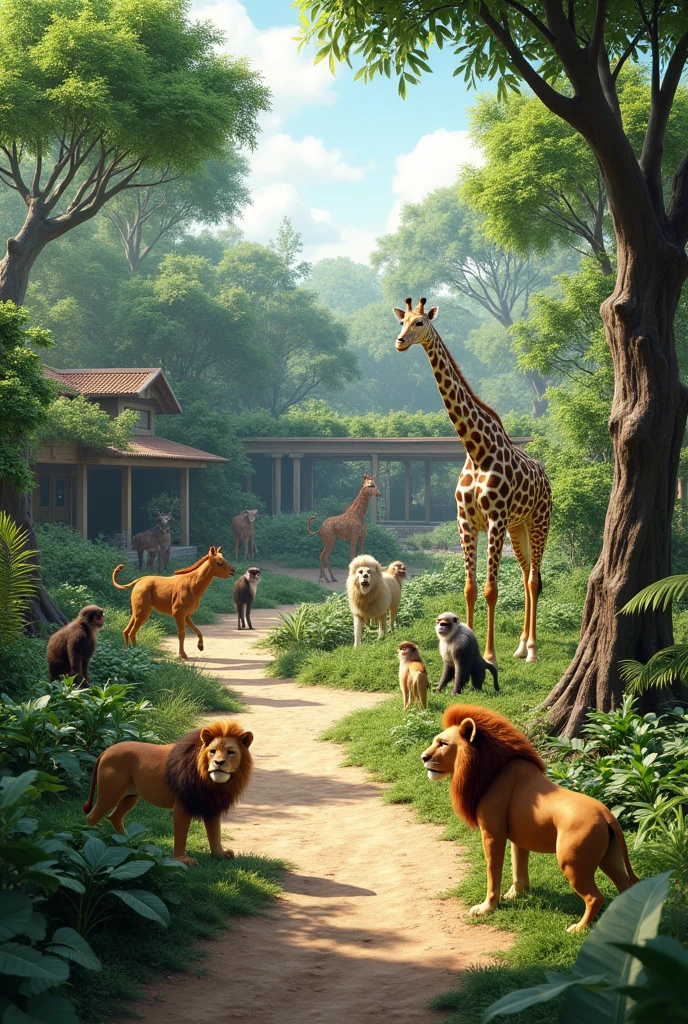 Realistic Zoo Image