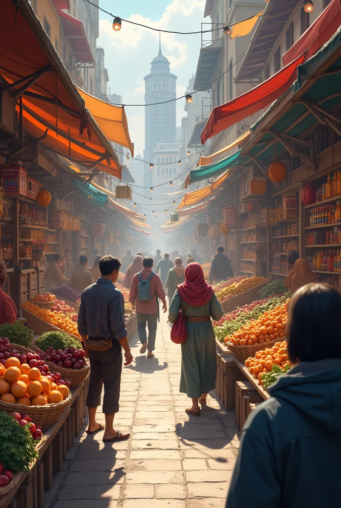 The market is defined as a space, whether physical or virtual, in which transactions of goods and services are carried out between buyers and sellers. According to Kotler and Armstrong (2008), "The market is the set of all real and potential buyers of a product or service". It is the place where supply and demand meet and the price of goods and services is determined..