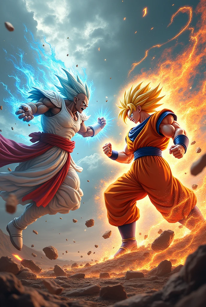 Satoru gojo fighting goku