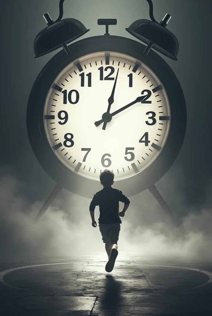 Image of a clock, representing time pressure, or a student running against time.