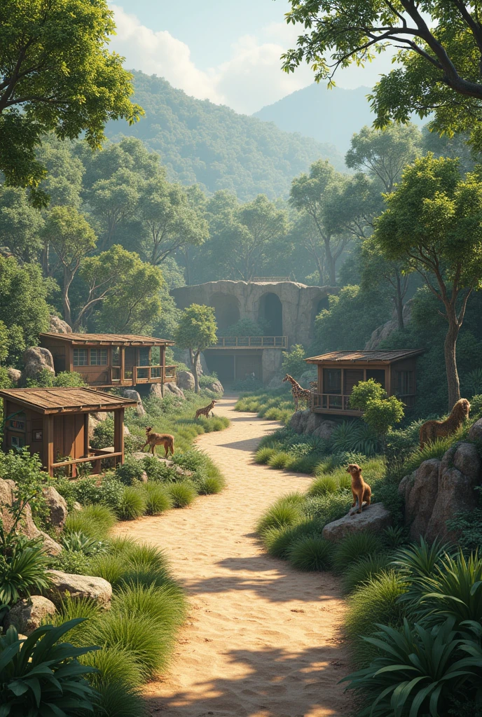 Realistic Zoo Image
