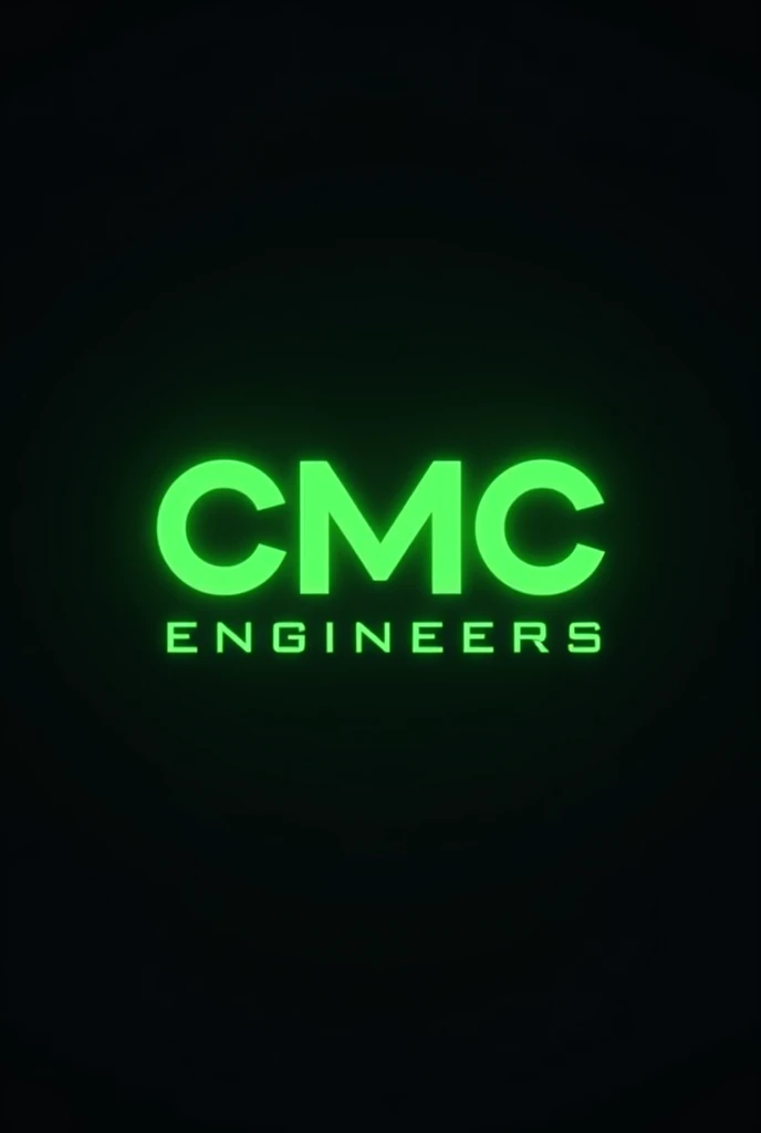 Smart logo written as "CMC Engineers" with dark background, bright green letters