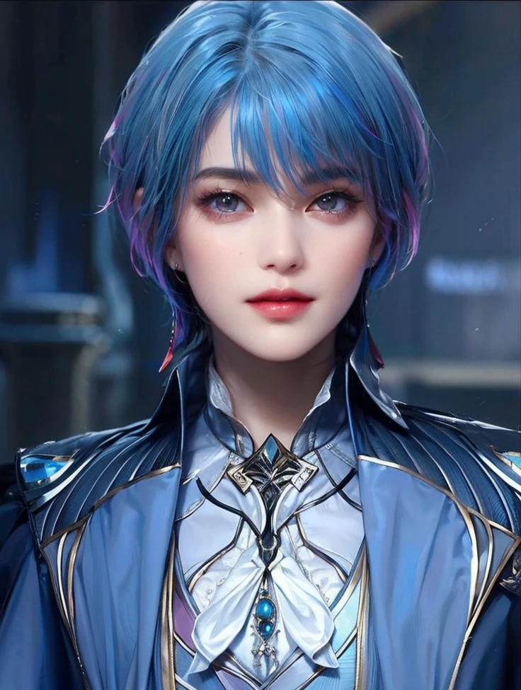 143
(20 year old woman), (surreal), (High level image quality), ((beautiful hairstyle 46)), ((short hair:1.46)), (breasted:1.1), (lipsticks)