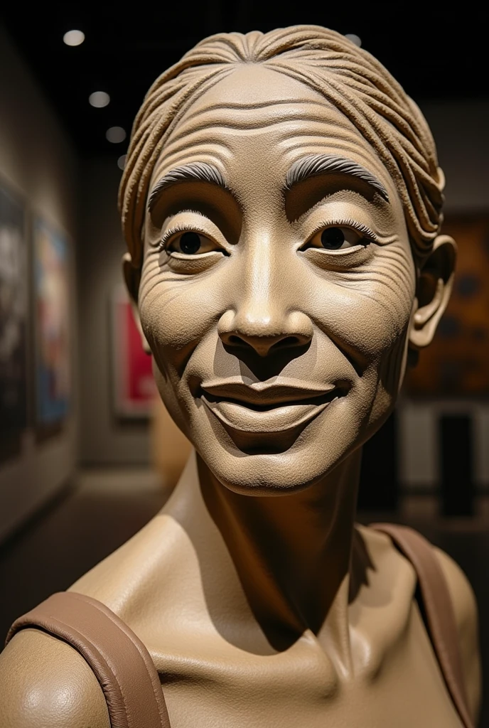 Create a flyer with the following descriptions: On August 31st, an exhibition of works of art called “My Colombia in sayings” will be inaugurated, not only done in paintings, but specifically in sculptures that represent us as Colombians made by Colombian sculptors