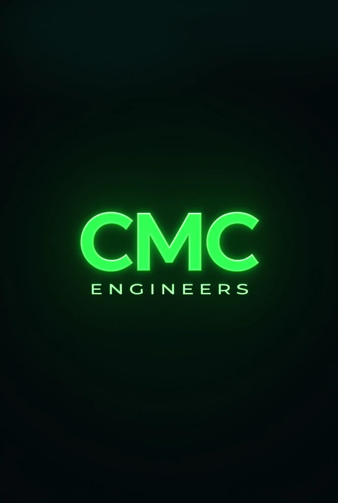 Smart logo written as "CMC Engineers" with dark background, bright green letters