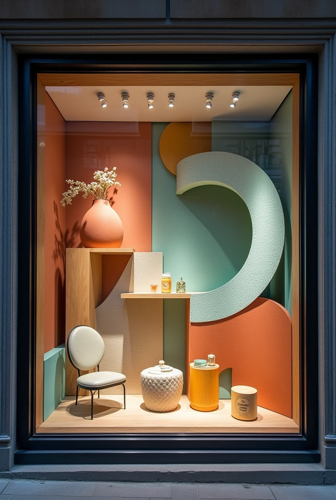 Designing a window display (no specified space), Taking into account and putting into practice all the techniques discussed in class,
of the following brands:
1. CRAZY 2. THE ORDINARY
3. ALOYOGA