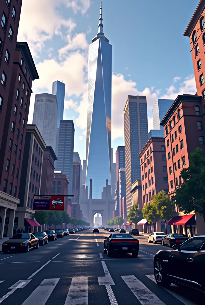 GTAV loading screen 2D graphics, wide angle, cinematic composition, in front of a city, shader, bright cinematic lighting, soft contrast, GTA5 loading screen, gta art, 4k wallpaper, 4k wallpaper, 4k hq wallpaper, gta loading screen graphics, fan art, Rockstar games art